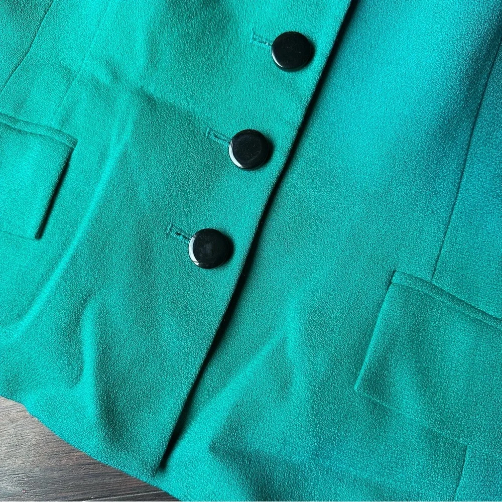 VTG Christian Dior Wool Button Down Blazer Jacket